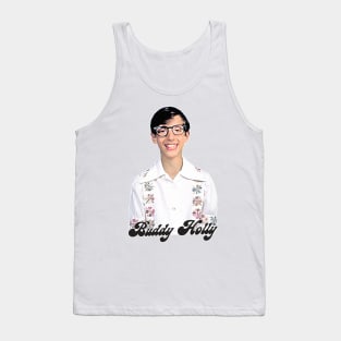 Buddy Holly - Retro Humor Design Tank Top